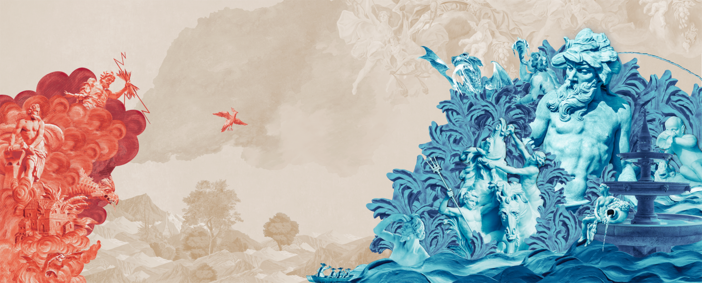 Illustration: Staatliche Schlösser und Gärten Baden-Württemberg, JUNG:Kommunikation GmbH Motiv der Staatlichen Schlösser und Gärten Baden-Württemberg zum Themenjahr 2023