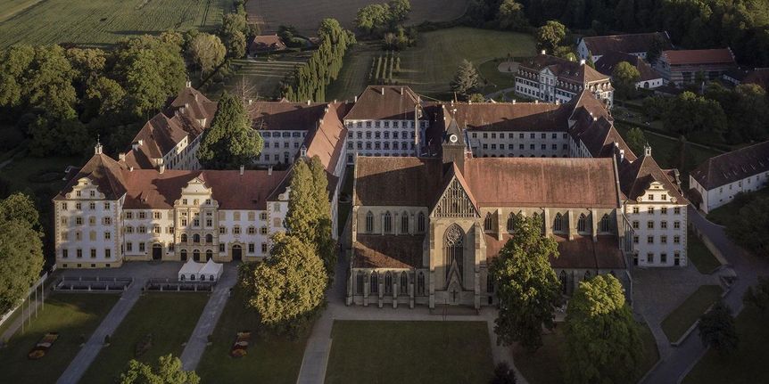 Kloster und Schloss Salem von oben