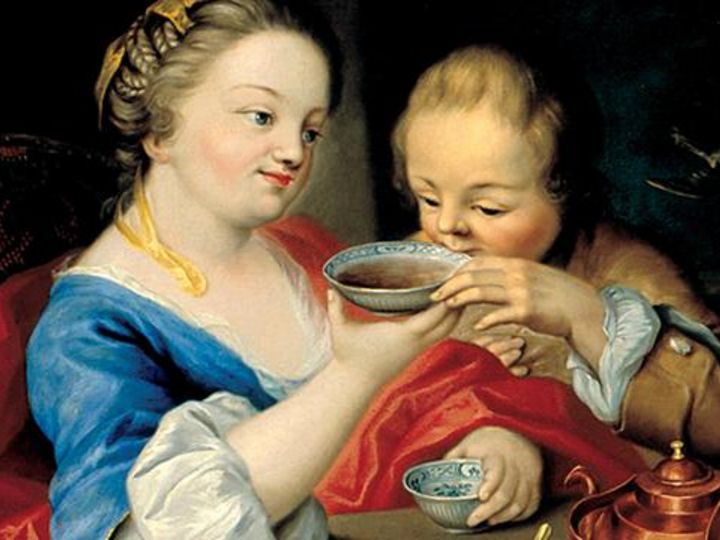 Foto: Staatliche Schlösser und Gärten Baden-Württemberg Residenzschloss Rastatt, Teetrinker