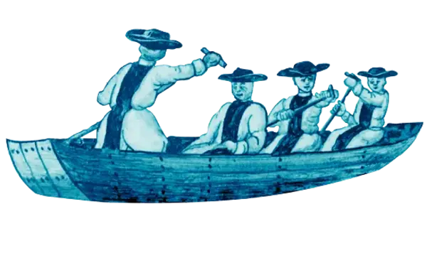 Illustration: Staatliche Schlösser und Gärten Baden-Württemberg, JUNG:Kommunikation GmbH Illustration in Anlehnung an eine Ofenkachel in Kloster und Schloss Salem