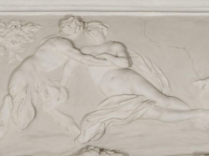 Foto: Staatliche Schlösser und Gärten Baden-Württemberg, Arnim Weischer Residenzschloss Ludwigsburg, Satyrkabinett, Fresko-Ausschnitt