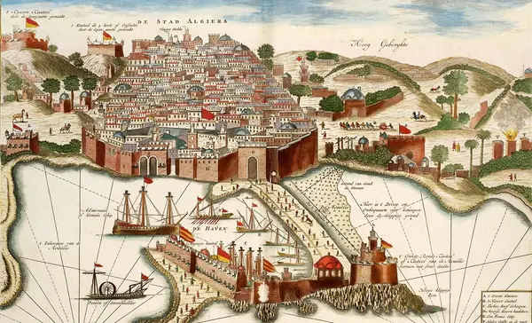 Foto: Wikimedia Commons, gemeinfrei Algier um 1690, Gerard van Keulen