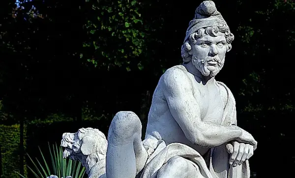 Foto: Staatliche Schlösser und Gärten Baden-Württemberg, Steffen Hauswirth Schloss und Schlossgarten Schwetzingen, Garten, Statue des Vulkan, Peter Anton von Verschaffelt