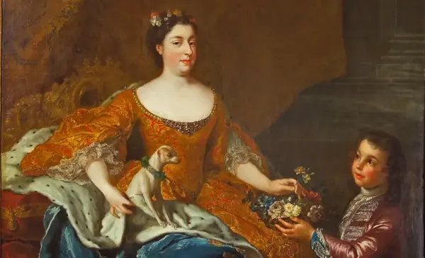 Foto: Landesmedienzentrum Baden-Württemberg, Arnim Weischer Residenzschloss Rastatt, Staatsporträt von Augusta Maria Johanna, Alexis Simon Belle, um 1725